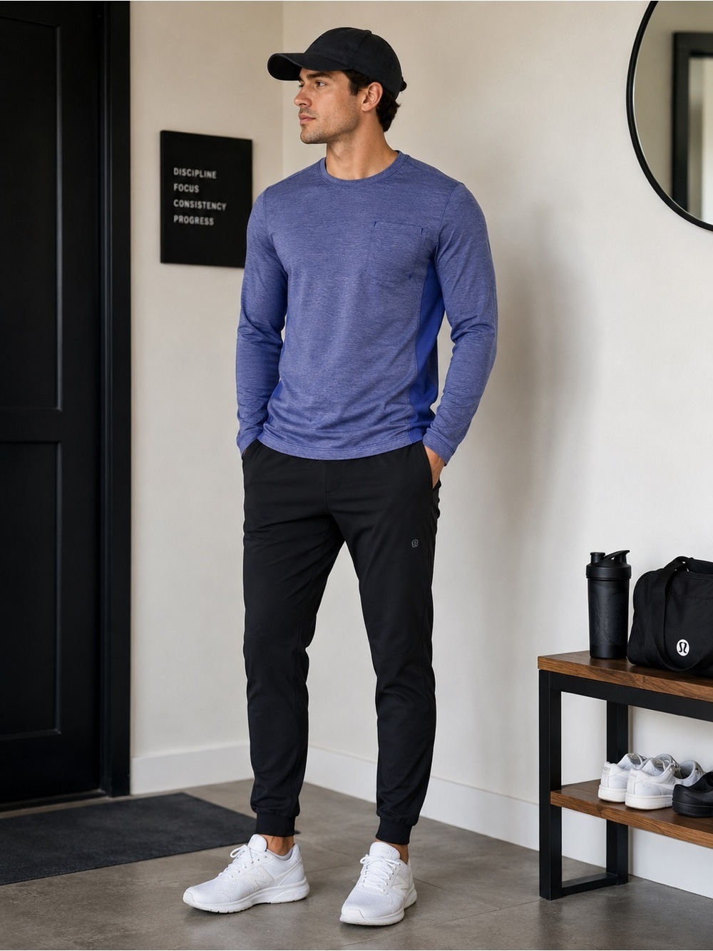 Lululemon Blue Long Sleeve Top
